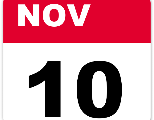 calendarul zilei 10 noiembrie