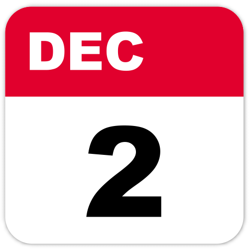 calendarul zilei 2 decembrie